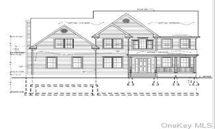 Proposed colonial which is subject to change-front view