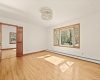 Formal Dining room with a Bay window and doors to Family Room