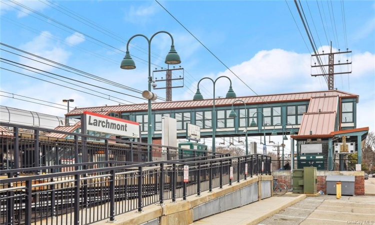 Minutes to the Larchmont train station.