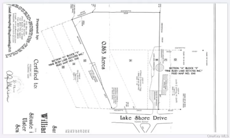 Lake Shore Drive, Shawangunk, NY, ,Land,For Sale,Lake Shore,H6219760