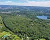 Aerial view of nearby Round Lake and Monroe