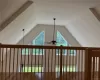 Details featuring ceiling fan and hardwood / wood-style flooring