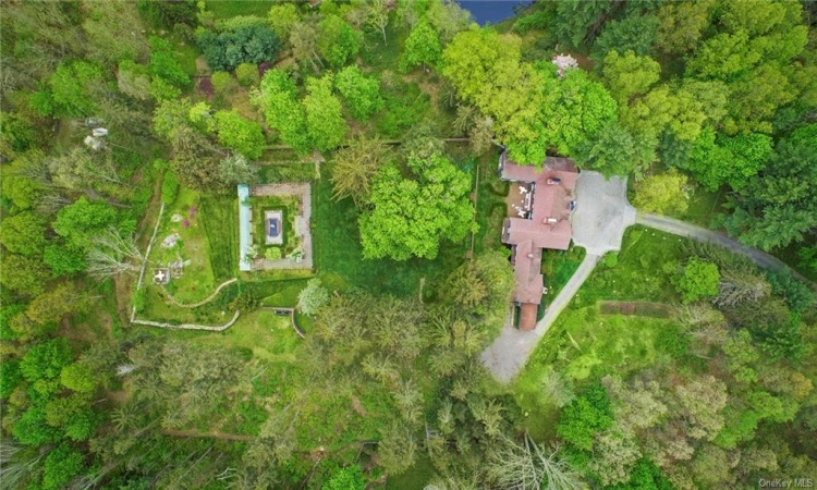 Aerial view of part of the property