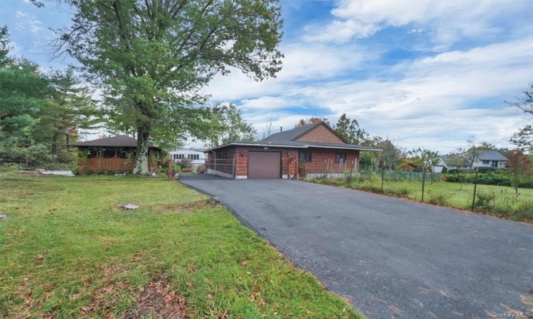 Side, Garage and Gazebo