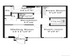 Floor plan for suite # 1F