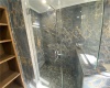 LARGE MARBLE SHOWER IN MASTER ENSUITE