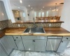 BEAUTIFUL WOOD COUNTERTOPS IN KITCHEN