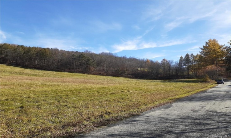 view up the property