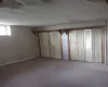 Unfurnished bedroom featuring carpet floors