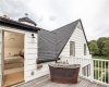 outdoor tub- primary suite, main house