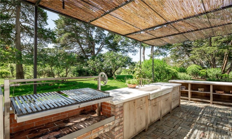 Kitchen at Pool House