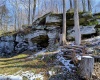 Rock outcropping behind home.