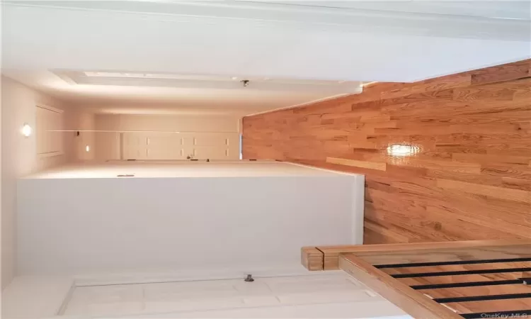 Corridor featuring light hardwood / wood-style floors