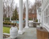 Back Patio with Pillars