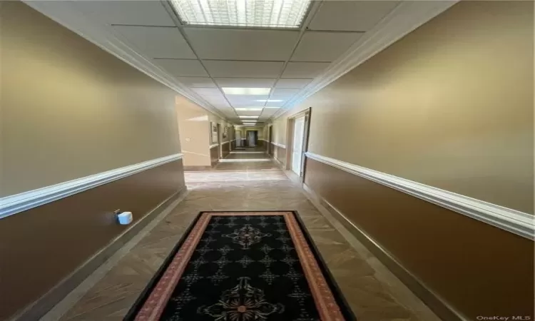 corridor to offices