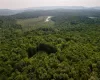 Aerial view featuring a mountain view