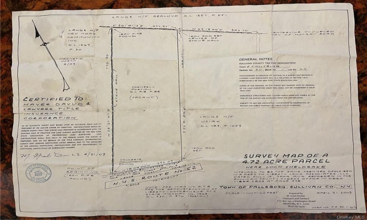 Lot 6.2 State Route 52, Fallsburg, NY, ,Land,For Sale,State Route 52,H6291024