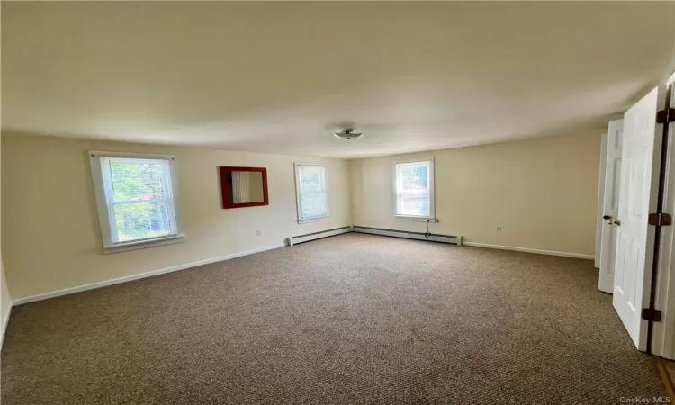 Apt. C.  Oversized primary bedroom with closet.