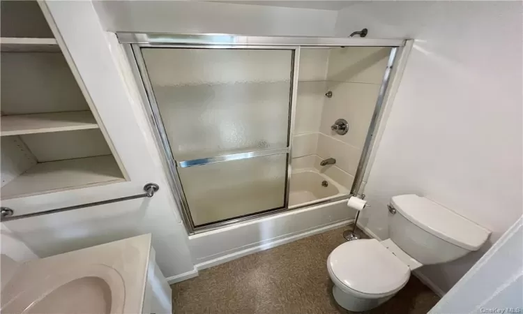 Apt. C.  Full bathroom with shower/tub combo.