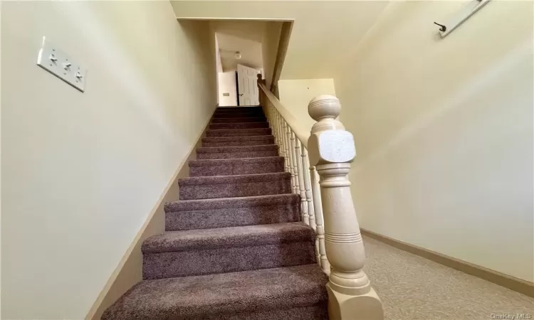 Apt. C entryway with additional storage space/mudroom.