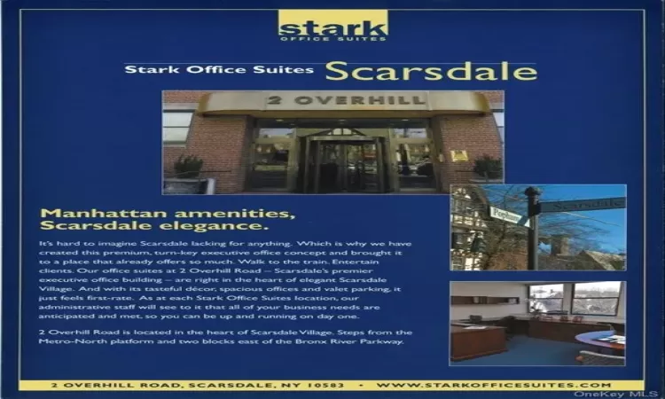 2 Overhill Road, Scarsdale, NY, ,Commercial Lease,For Rent,Overhill,H6162009