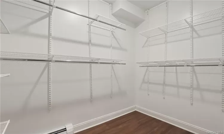 Primary walk in closet