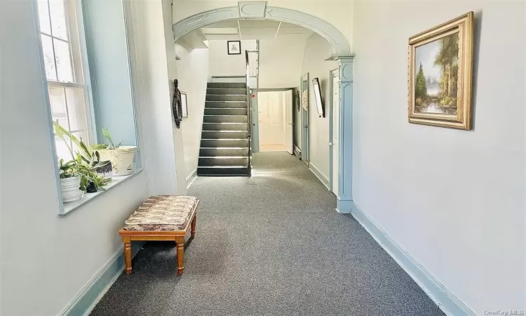 Front hall leading to office space