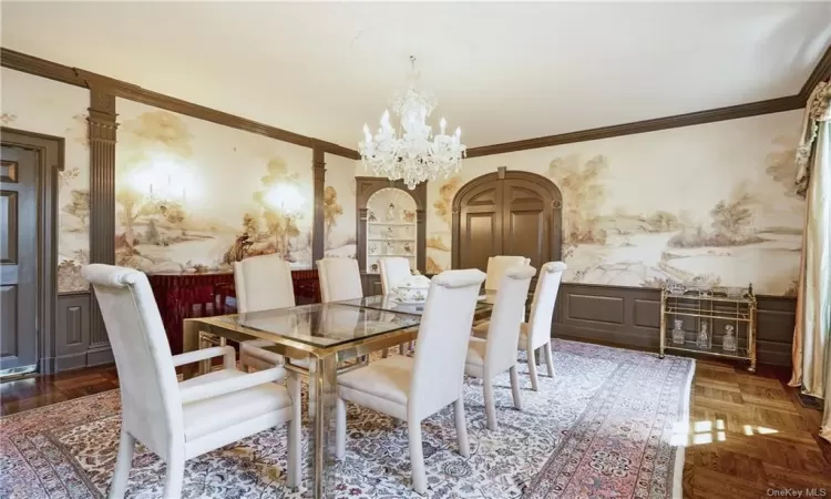 Elegant Formal Dining Room with 9'2