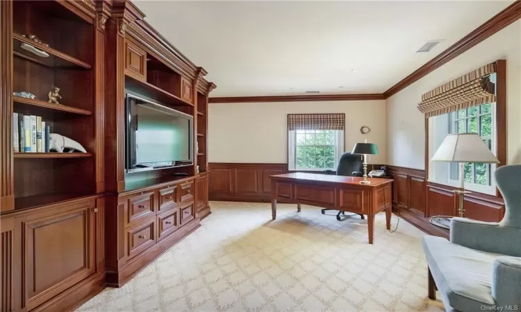 Bedroom Used as an Office Connects to Jack and Jill Bathroom Shared with Sitting Room