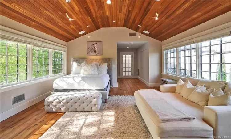 Private oversized bedroom #5 with four closets and windows on both sides