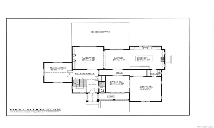 1st Floor Plan