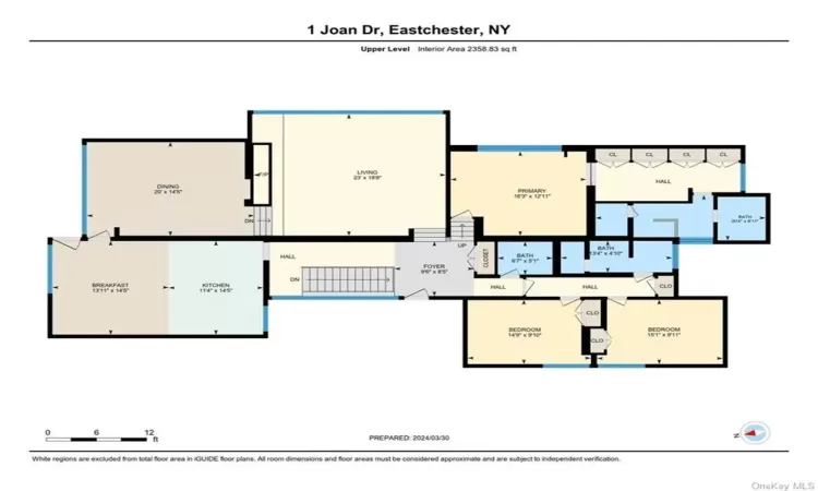 1 Joan Drive, Eastchester, NY, 5 Bedrooms Bedrooms, 10 Rooms Rooms,3 BathroomsBathrooms,Residential,For Sale,Joan,H6298685