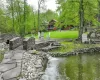 relax around your ponds and waterfall