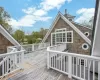 2nd floor deck w/ view of pond