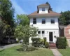 View of front of home with a front lawn