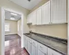 lots of cabinets and counter space.