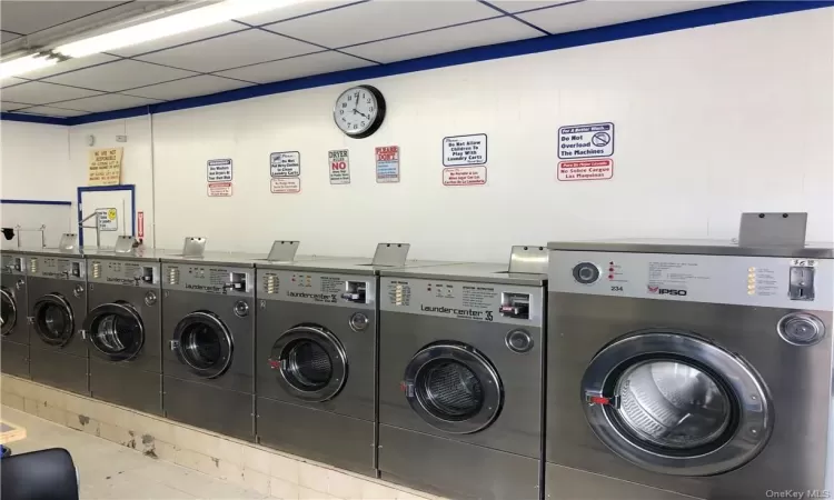 6 medium Washing machines and 1 large