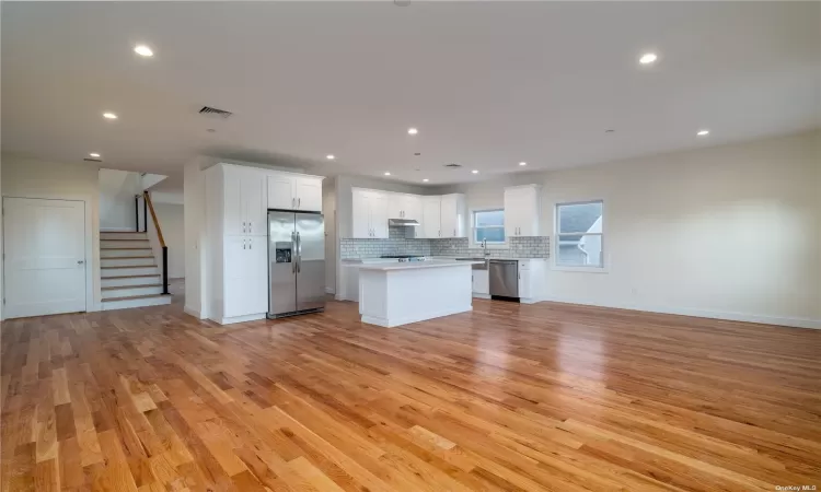 Kitchen with sitting area/den