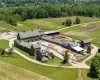 Aerial view featuring a rural view