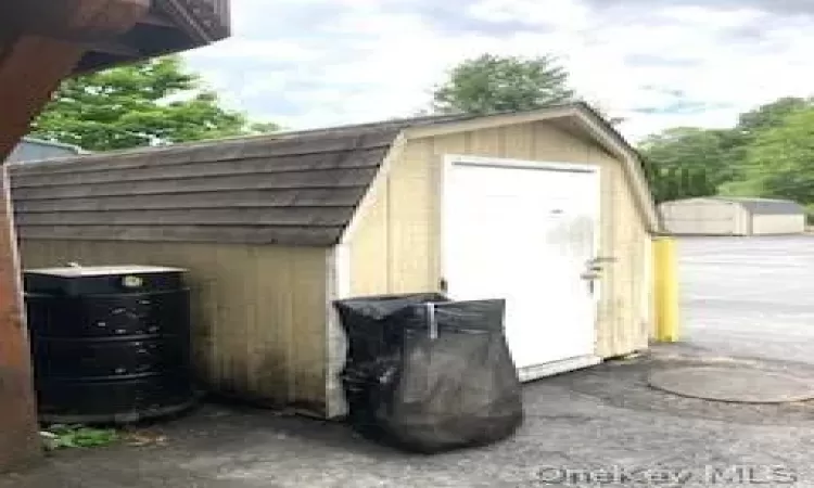 View of outbuilding