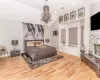 Primary Bedroom with Cathedral Ceilings