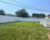 fenced in yard