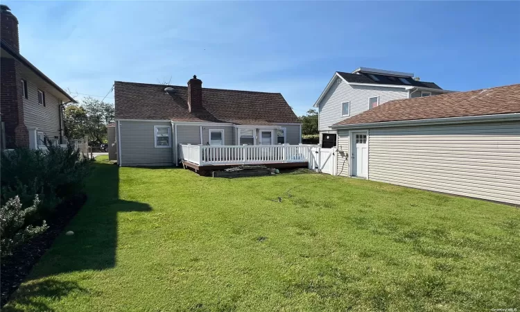 Backyard deck