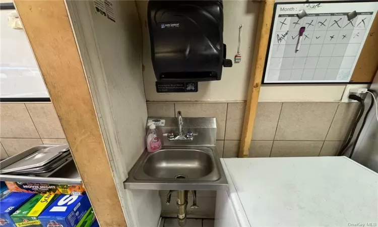 Kitchen with sink