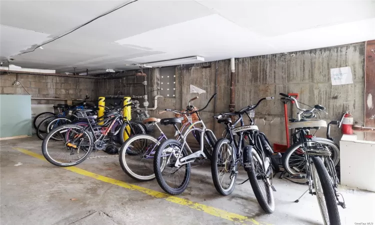 Indoor bike storage