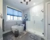 Soaking Tub & Huge Shower