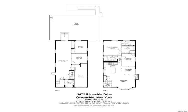 3472 Riverside Drive, Oceanside, NY, 4 Bedrooms Bedrooms, 8 Rooms Rooms,3 BathroomsBathrooms,Residential,For Sale,Riverside,3561540