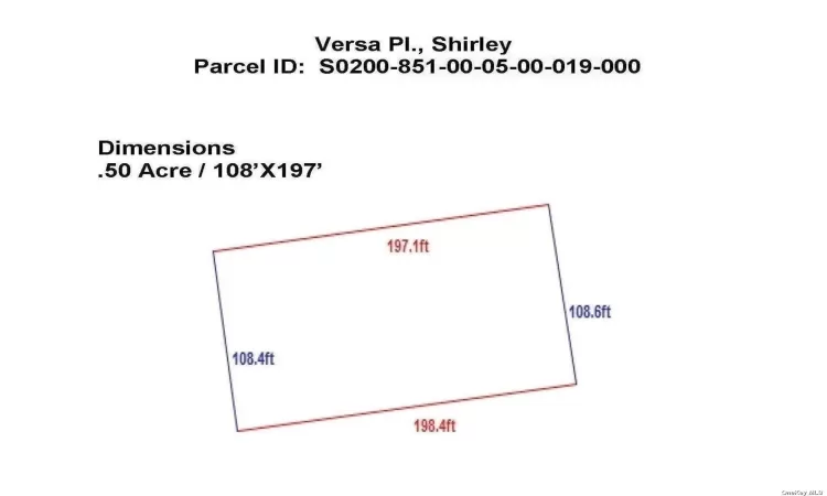 Vacant Lot Versa Place, Shirley, NY, ,Land,For Sale,Versa,3588838