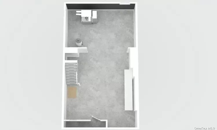 basement 3D floor plan