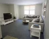 virtually staged living room